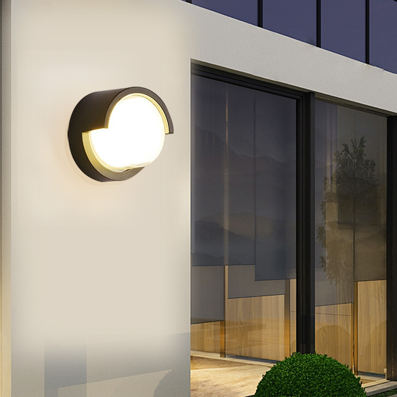 LEDOutdoor Acrylic Wall Lamp Exterior Wall Lamp Indoor Lamp Balcony Corridor Hotel Gallery Frame Sensor Lamp