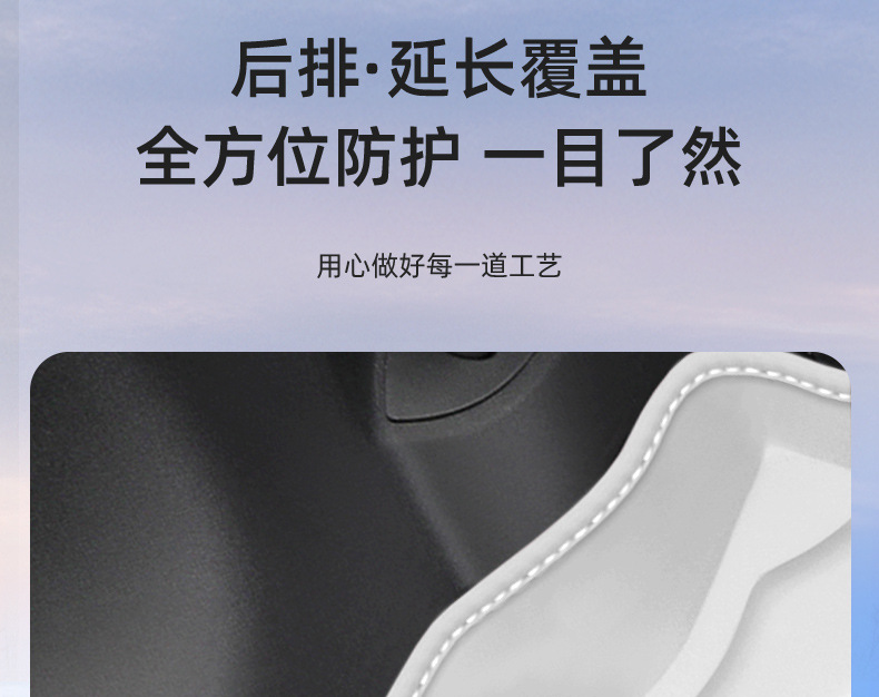 Suitable for Nissan N7 Models, Dust-Proof Car Interior Accessories, Environmentally Friendly Double-Layer Tpe Car Floor Mats