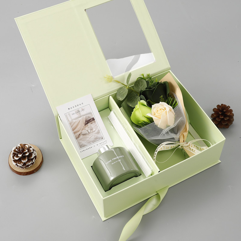 Caja de regalo floral de aromaterapia creativa para niños y niñas, maestros, amigos, Esposas, novias, cumpleaños romántico, regalo del Festival de la diosa del 8 de marzo