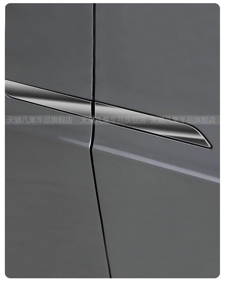 Suitable for 26 models of Tesla Model S/X: transparent TPU protective film for window frames, body pillars (B-pillar, C-pillar), and rear triangular areas