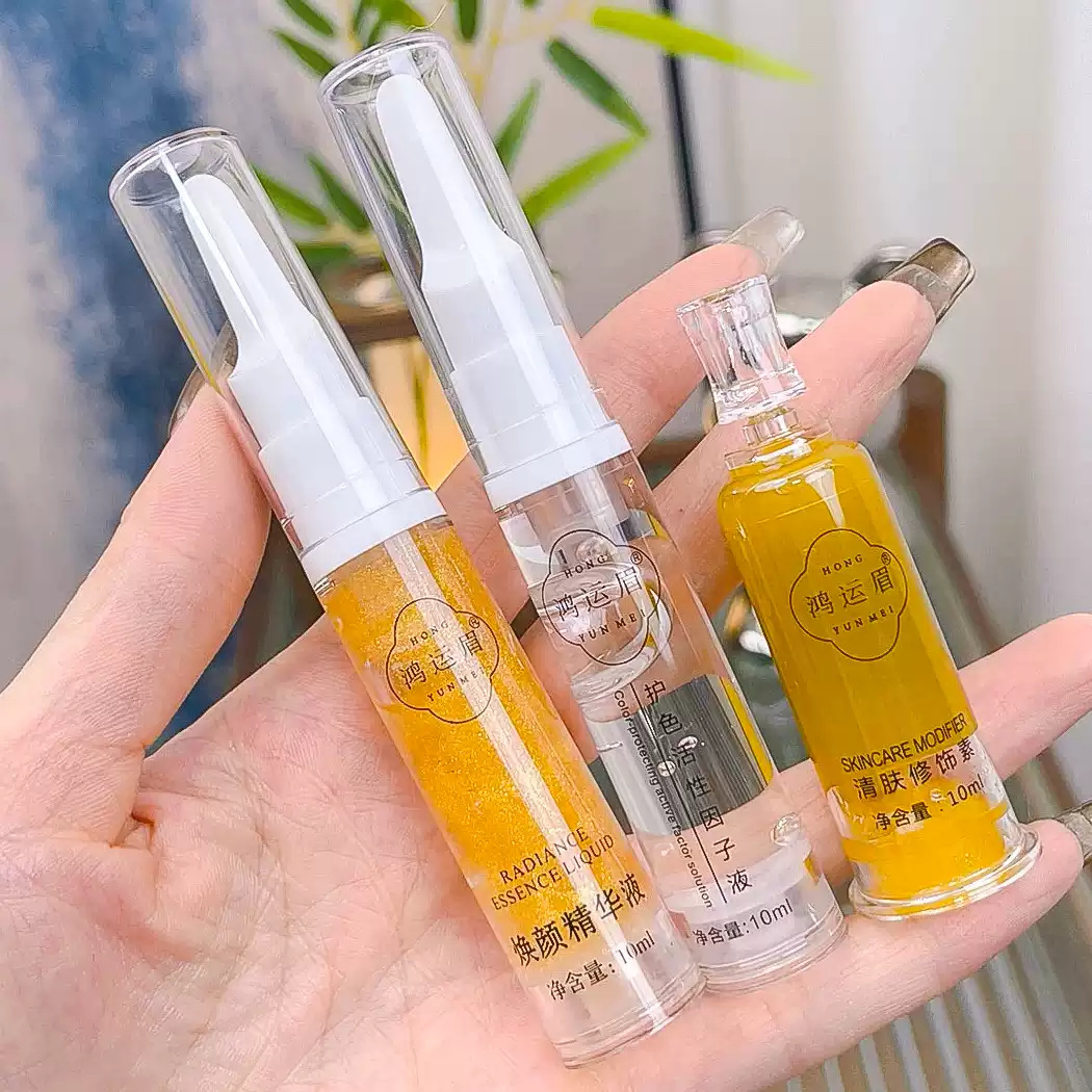 Lucky Fortune Eyebrow Tattoo Repair Liquid, Eyebrow Color Fixing Repair Cream, Lip Tattoo Repair Agent, Color Locking Essence Repair Essence