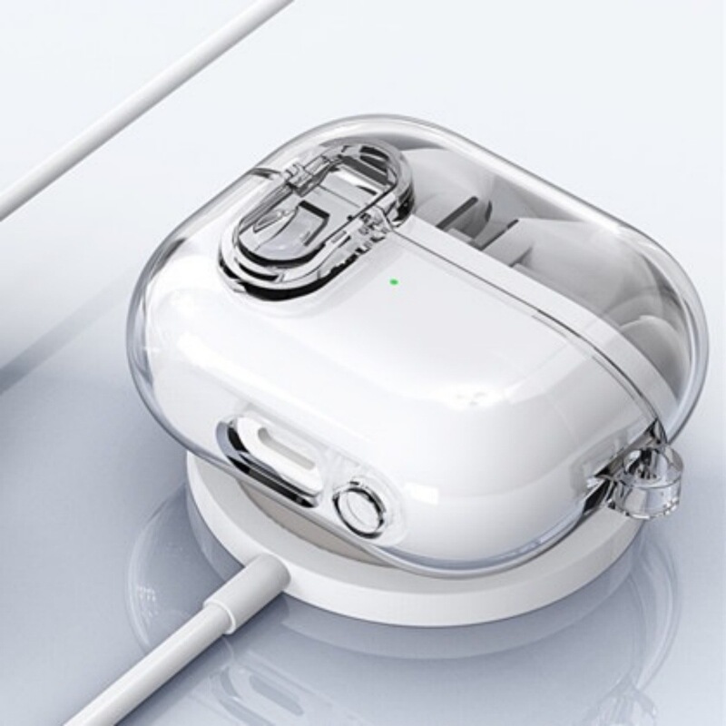 The New Model Is Suitable for Samsung Galaxy Buds3/3Pro Protective Case with Switch Lock and Transparent Soft Rubber Earphone Case