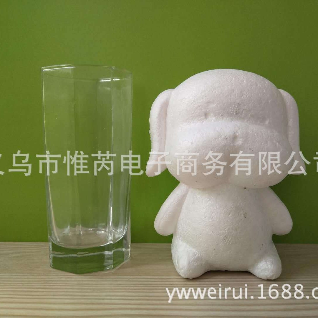 Oso Rosa molde oso modelo embrión blanco Qixi Día de San Valentín EPS Poli Dragón blanco espuma oso Clavel