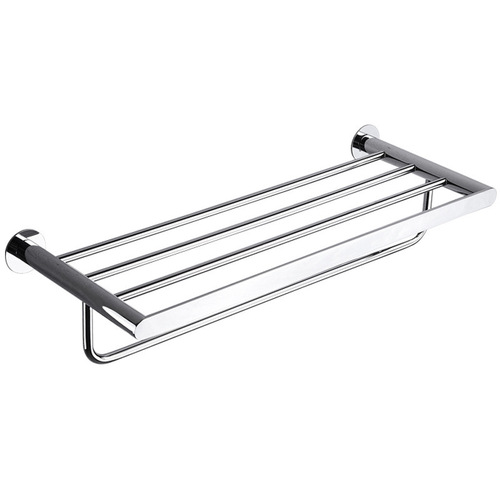 New Product 304 Stainless Steel Towel Rack Bathroom Shower Towel Rod Bathroom Shelf Rack Hardware Hook Set