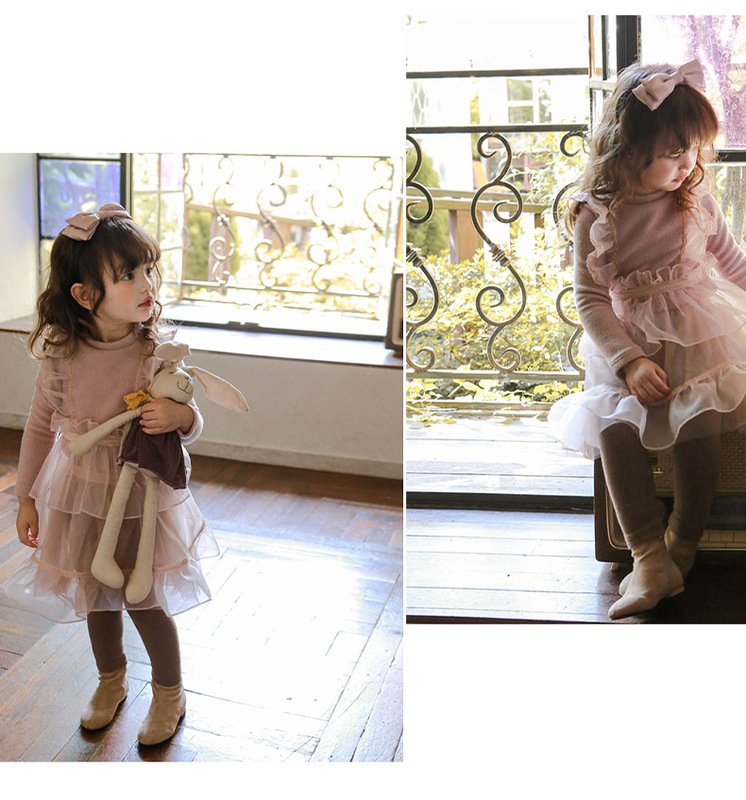 粉蓬蓬紗裙褲_09