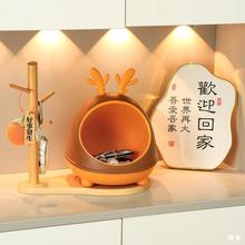 入户进门口玄关放钥匙收纳盒摆件家居鞋柜置物架餐柜装饰品其他