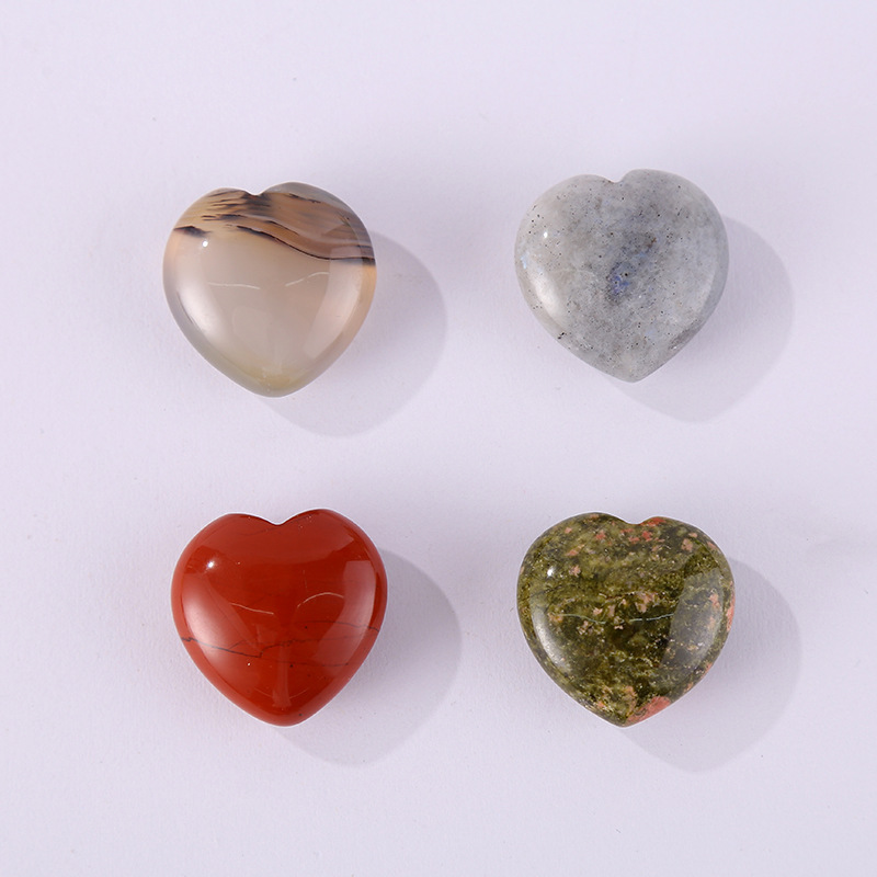 1 Piece Natural Stone Heart Shape display picture 3