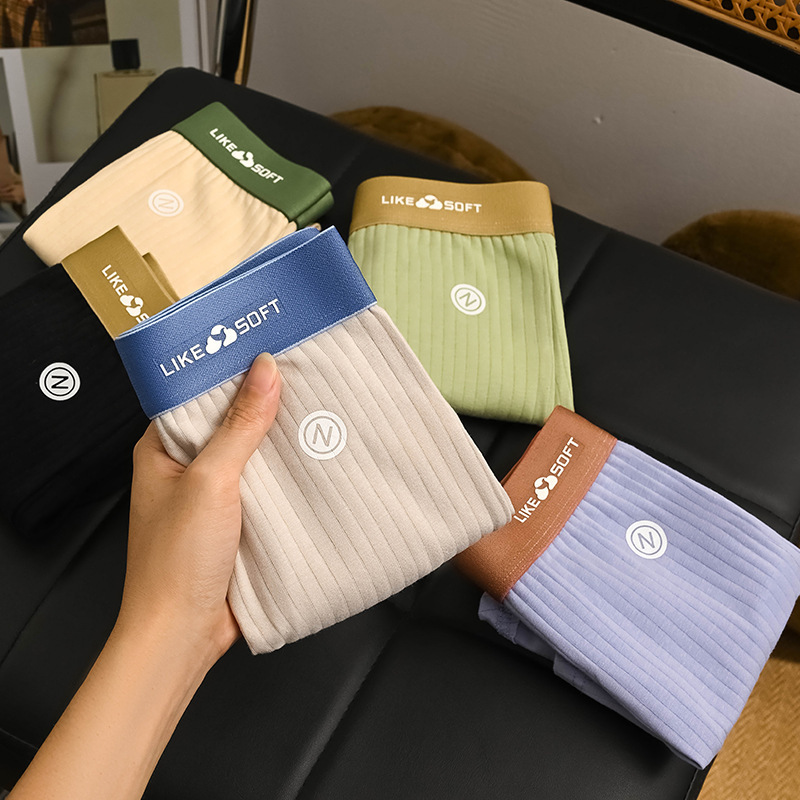 3206 # Men's Underwear, Boys' Boxer Briefs, Men's Sports Breathable Youth Large Size Boxer Shorts