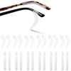 Non-slip silica gel glasses, soft comfortable ear clips, tubing, sunglasses