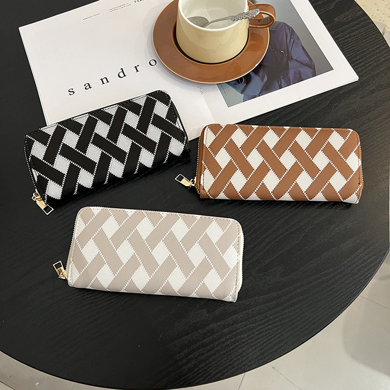 2024 new women's wallet multi-card clutch large capacity coin purse cross design fashion mobile phone bag fashion 2024 new women's wallet multi-card clutch large capacity coin purse cross design fashion mobile phone bag fashion