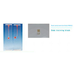 牙科樹脂根管練習塊模型 牙體牙髓透明根管預備充填修復根管模型