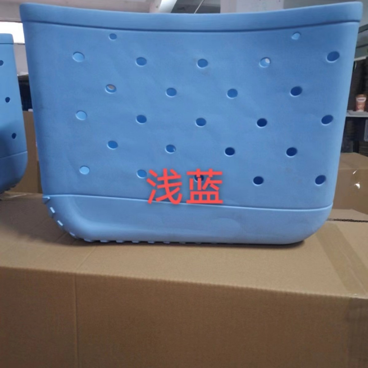 Bolso de playa de EVA transfronterizo bolso de agujero bolso de hombro bolso de gimnasio de natación impermeable bolso de almacenamiento de EVA