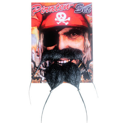 Funny prop beard Arab pirate fake beard simulated mustache sideburn prop performance men invisible