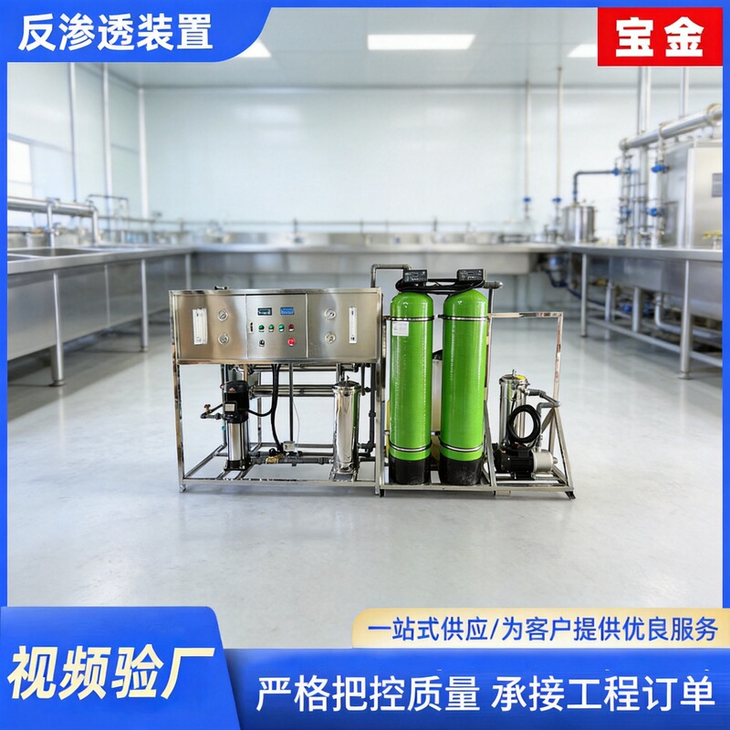 Reverse Osmosis Water Purification Equipment Industrial Commercial Food Medical Glass Cleaning Water Purifier Reverse Osmosis Water Treatment Equipment