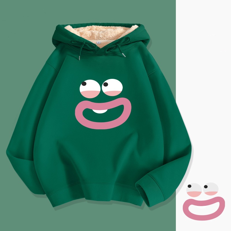 포켓 다크 그린 파우더 파우더 음악이없는 후드 램스 우드