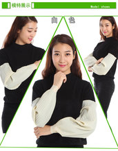 乳胶防油袖套防水工作皮护袖冬羽绒服套袖女长款秀手筒手袖男士冬