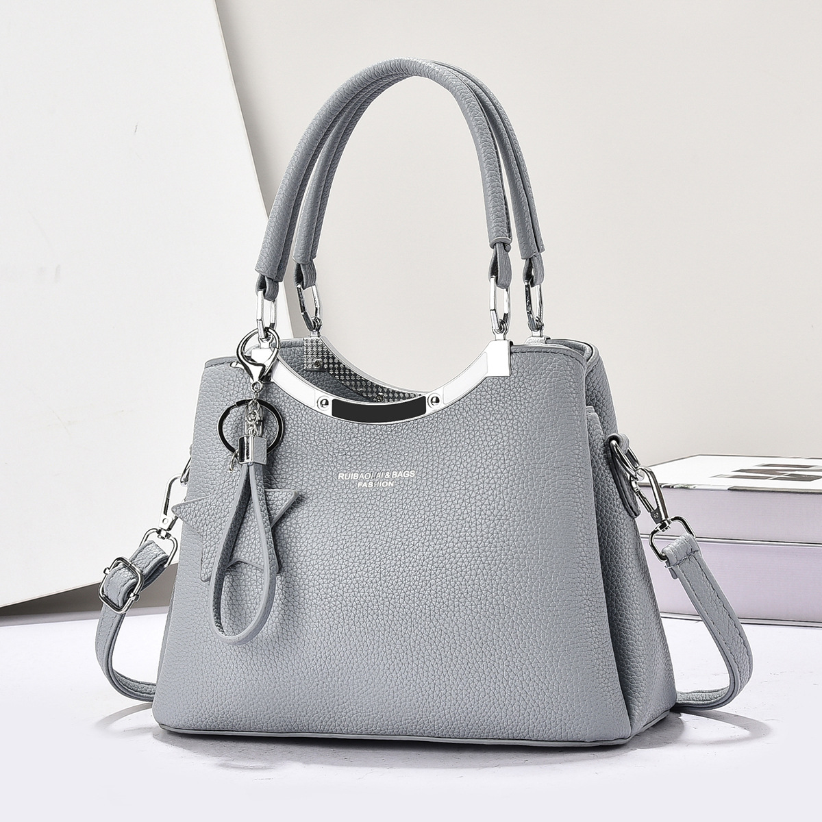 Invierno nuevo estilo coreano de gran capacidad pu bolso de mujer salvaje y práctico para mujer de viaje para mamá