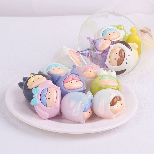 Cute cute small blind box doll hand-made student and children's gift Internet celebrity cartoon blind bag desktop small ornaments