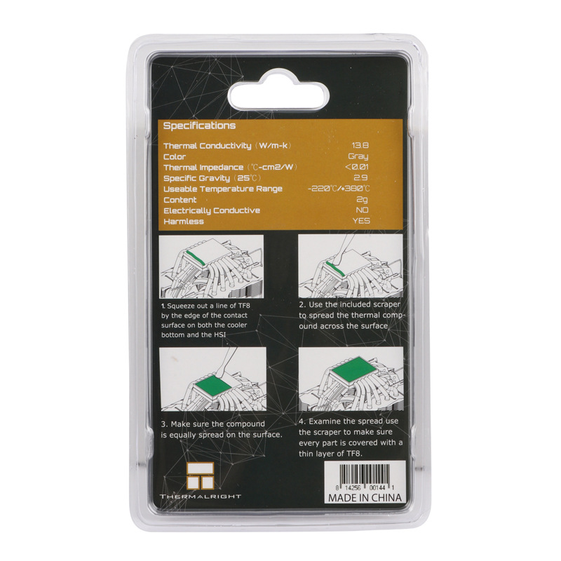 Limin TF8 / TF7 / TF9 / GT grasa de silicona térmica TFX pasta de conducción térmica tarjeta gráfica de computadora portátil CPU grasa de silicona disipadora de calor