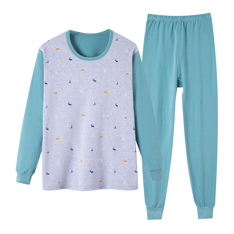 Otoño e Invierno adolescentes niños ropa de otoño pantalones largos traje niños la escuela secundaria media y grande ropa interior los niños suéter algodón