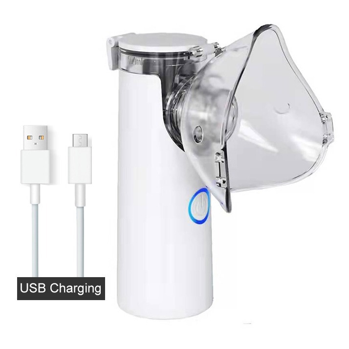 Atomizer Ultrasonic Portable Micro-Mesh Atomizer for Adults and Children Manufacturer Wholesale Inhalation Medical Silent