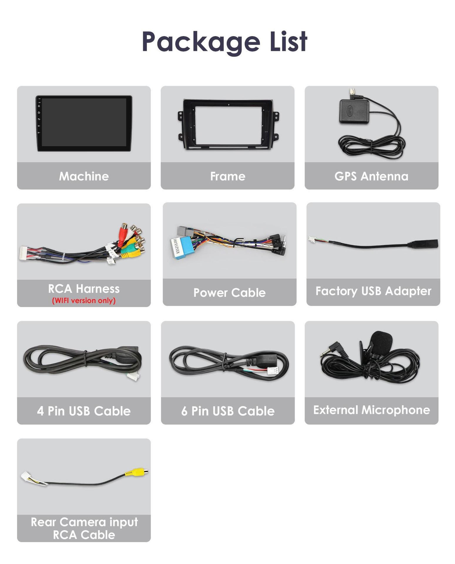 Suitable for 06-13 Changan Suzuki Suzuki Tianyu SX4 Android reversing image GPS car navigation