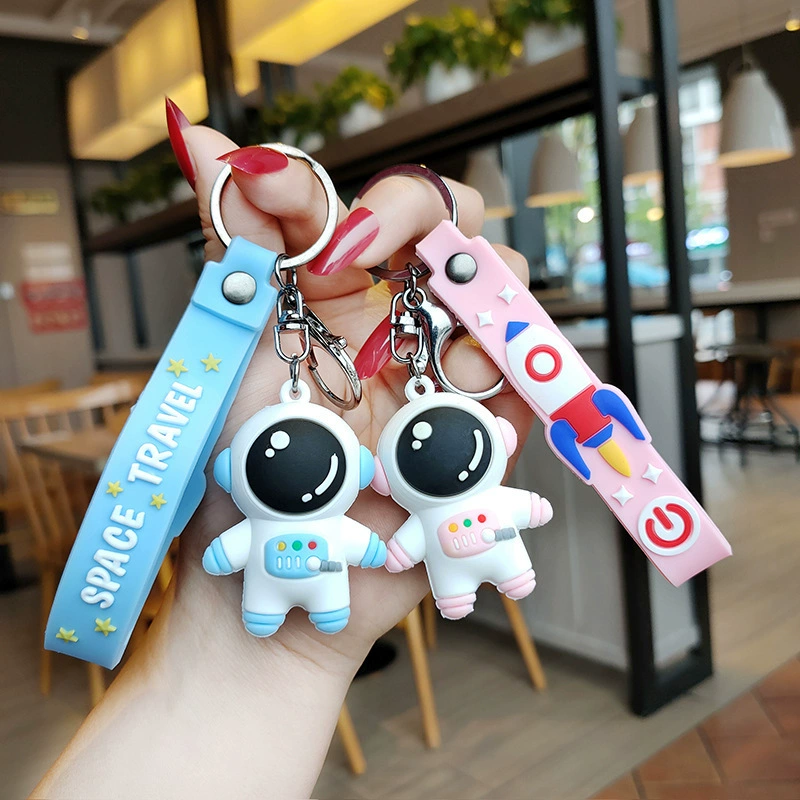 Doll, cartoon keychain, silicone space astronaut for beloved, backpack, bag accessory, accessories, Birthday gift
