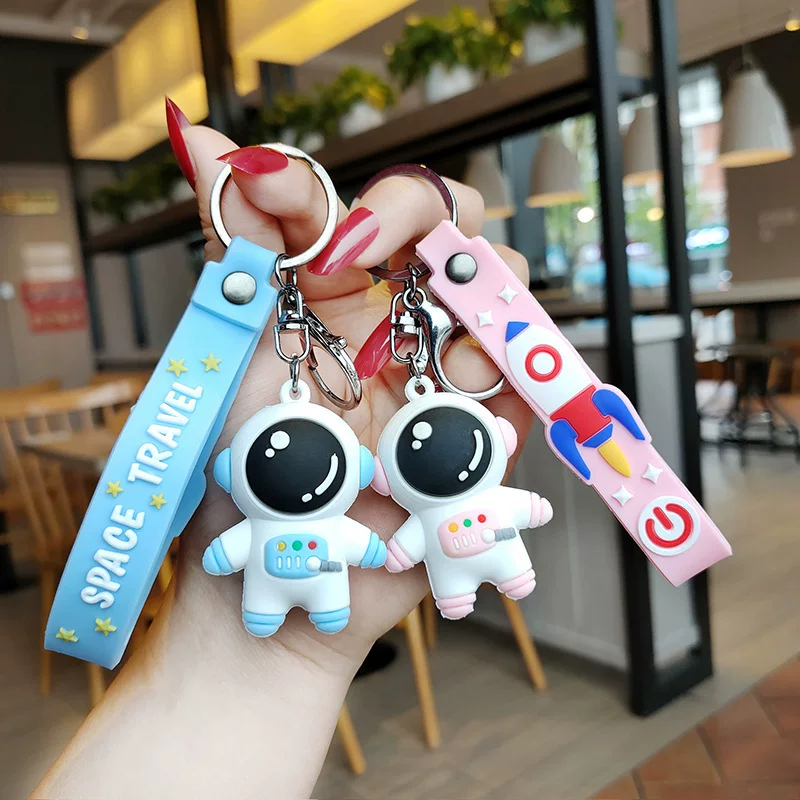 Doll, cartoon keychain, silicone space astronaut for beloved, backpack, bag accessory, accessories, Birthday gift