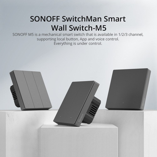 Sonoff M5 SwitchMan 86 EU Wifi key switch smart home wall timing Yiweilian