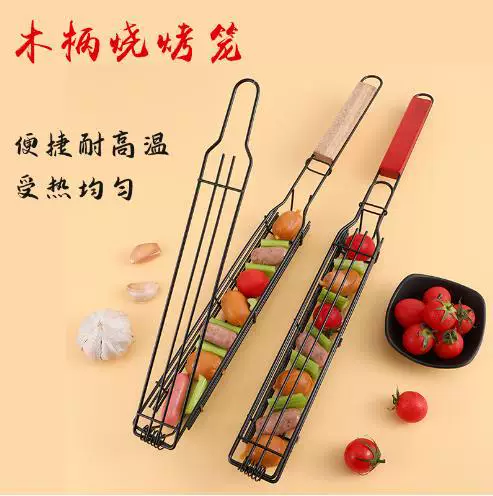 Mini Bbq Cage Bbq Hot Dog Cage Outdoor Bbq Grill Bbq Net Bbq Grill Stainless Steel Bbq Hot Dog