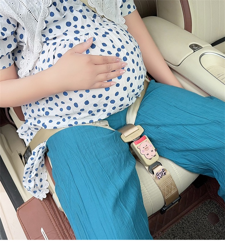 Cartoon Zodiac Safety Belt for Pregnant Women to Prevent Belly Strangulation, Car Co-Pilot Horse Baby Driving and Riding Safety Belt Fixed