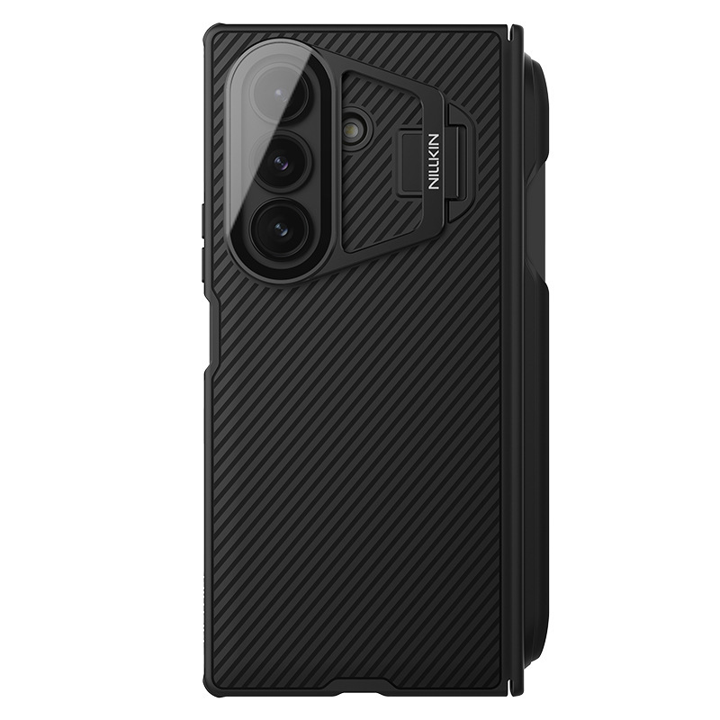 NILLKIN は、Samsung Fold 7 5G 折りたたみ機磁気ケース透明ミラーカバースタンドポータブルペン保護カバーに適しています|undefined