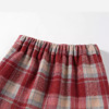 Demi-season red woolen children's skirt, mini-skirt, 2023, hip-accented, Korean style, western style, high waist