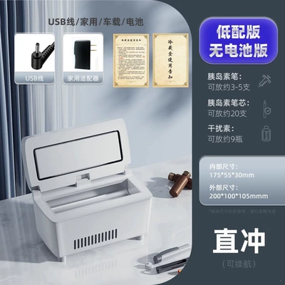 Japan's V Is K | Portable Insulin Refrigeration Box for Car and Home Use, Small Refrigerator for Medicines and Injections. (Soyuducular) - low-end-version-without-battery-can-be-used-as-a-car-and-home-power-bank