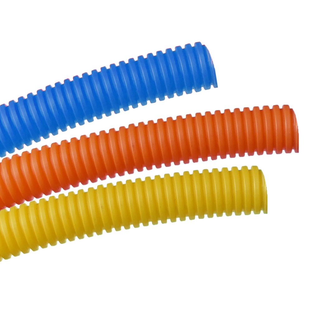 Подгонянный рифленый пластичный шланг цвет спецификации регулируемый диаметр жара и низкая температура упорная продевая нитку защитная трубка