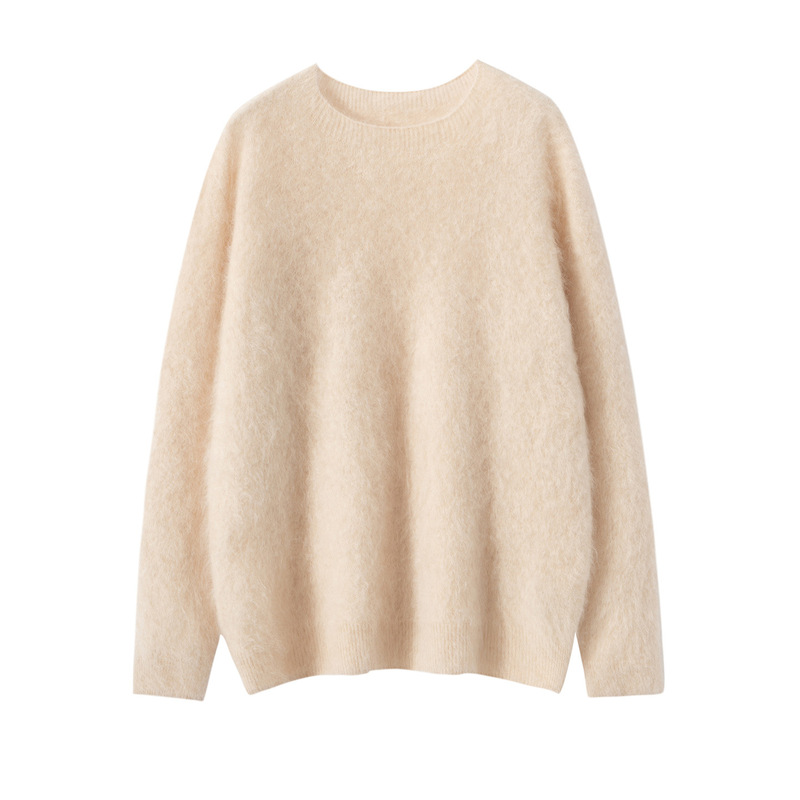 Soft and Non-Irritating ~ Seamless One-Piece Consinee 100% Pure Cashmere Brushed Knitwear Women's Base Knitwear Soft and Non-Irritating ~ Seamless One-Piece Consinee 100% Pure Cashmere Brushed Knitwear Women's Base Knitwear