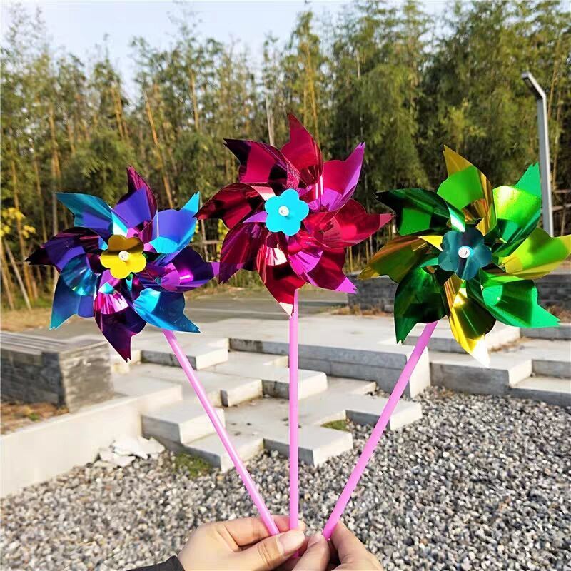 Small windmills 100 Plastic Flake Toys Stall gift kindergarten activity gift