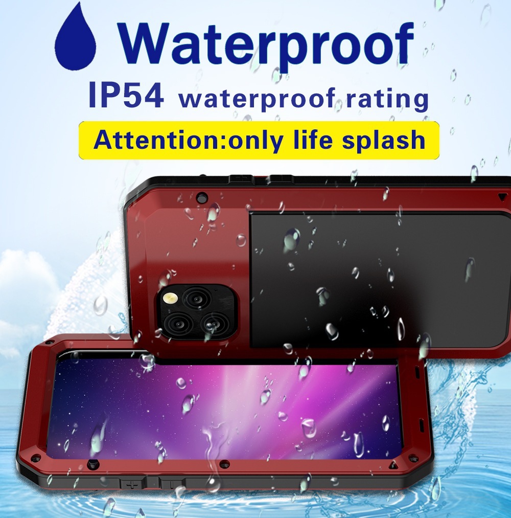 Shockproof Metal Phone Case For Iphone 17 Pro Protective Cover_voghion.com