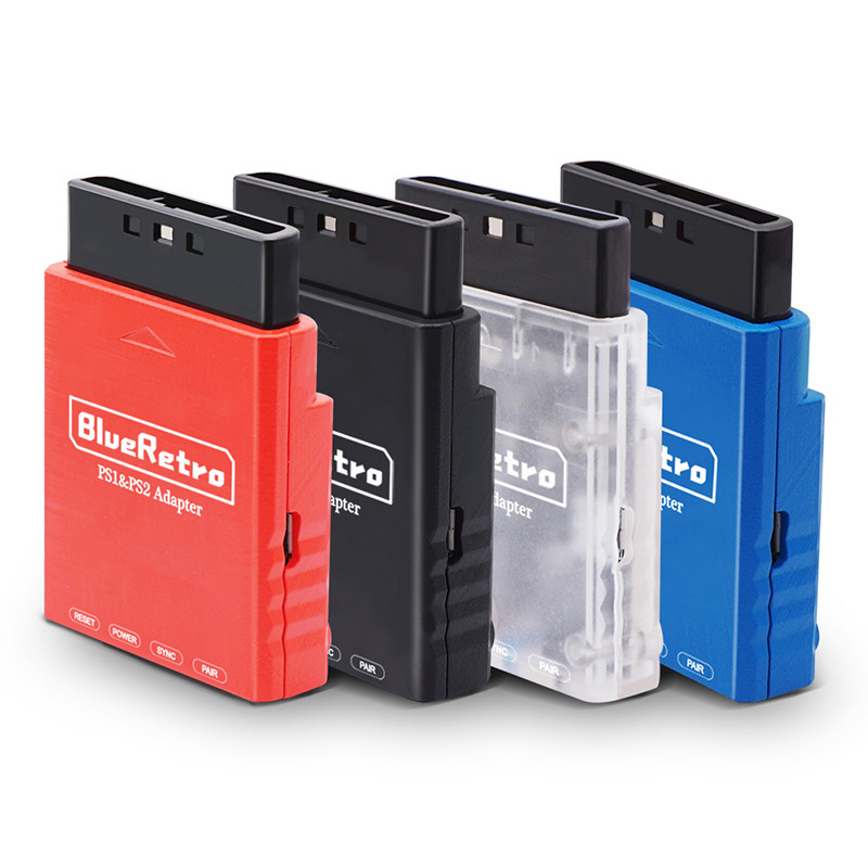 Ps2 Ps1 Blueretro Bluetooth Controller Converter Wireless Controller Adapter Colorful