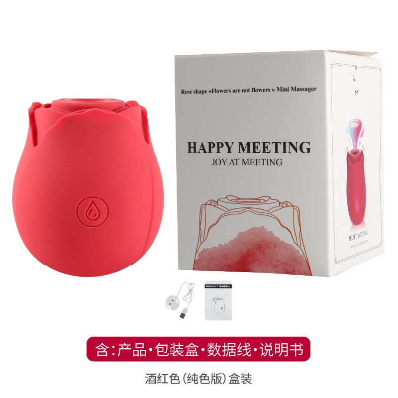 Rose Chucker Meet Huevo Femenino Vibrator Masturbador Teppos Tease Adultos al por mayor