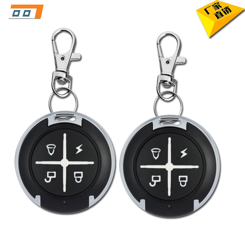 Cross-border round 433 wireless two-way copying electric gate controller garage door remote control remote copy