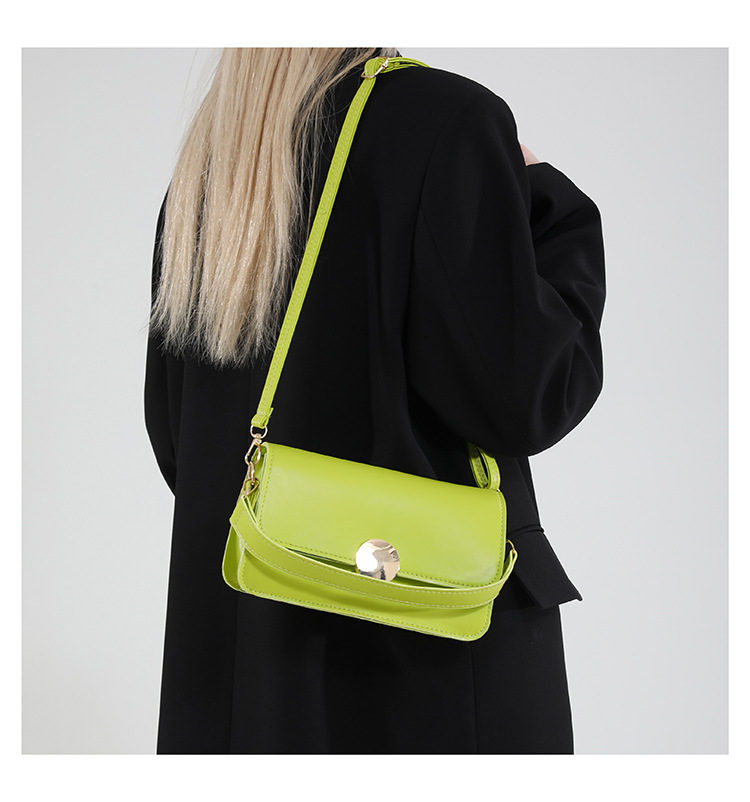 461g Weight Magnetic Buckle Closure Type Single Shoulder Strap Strap Type Crossbody Bag Bags Type Daily Occasion Pu Leather Material Solid Color Pattern All Seasons Season Women's Gender Classic Style Style Square Shape Small Size Women's Small Pu Leather Solid Color Classic Style Square Magnetic Buckle Crossbody Bag 2