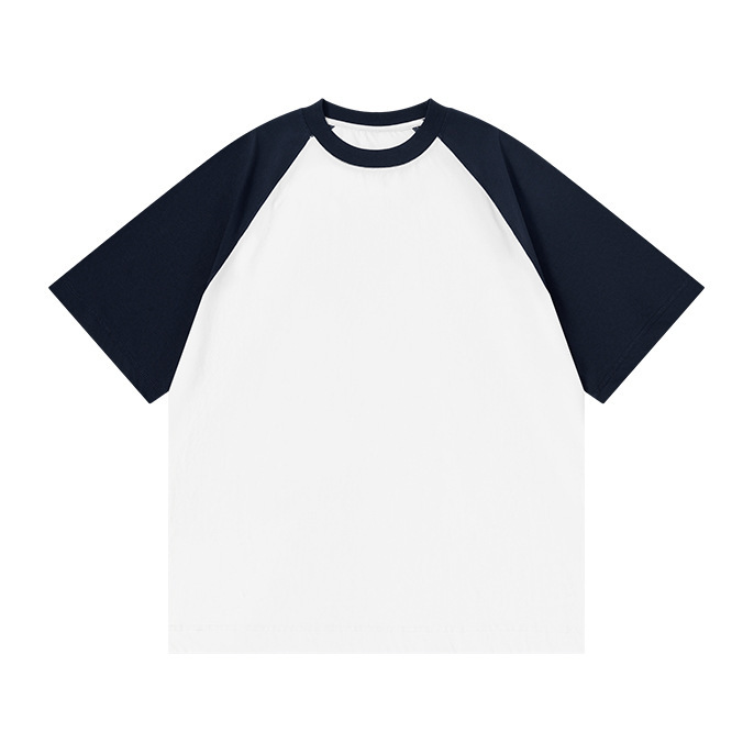 衝突色tシャツ男半袖氷感綿230g日系少年感肩袖tシャツ日焼け止め冷温感上着男|undefined