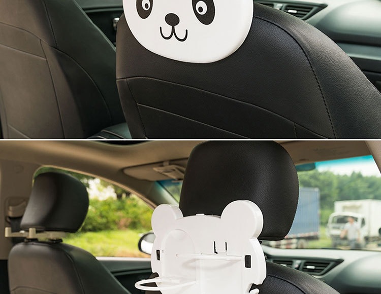 Cartoon Car-Mounted Foldable Dining Table, Rear Seat Car Cup Holder, In-Car Water Cup Holder, Car Beverage Holder, Multi-Functional