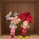 in stock Holding Flower Bundle Plush Toy Cute Doll Birthday Gift Valentine's Day Gift for Girls