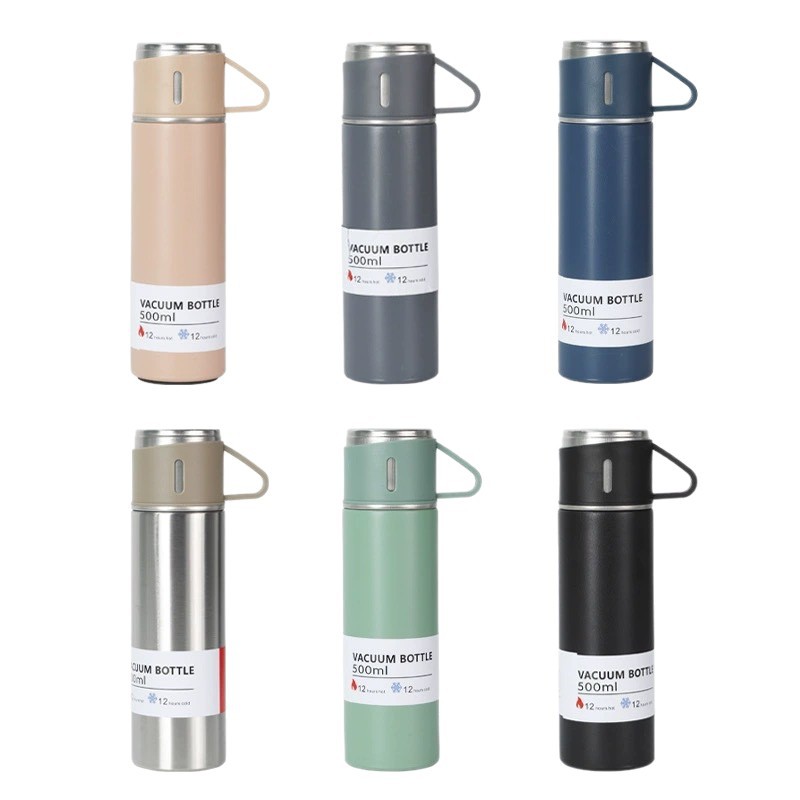 Taza termo Juego de una taza y tres cubiertas Taza de agua caliente de comercio exterior Regalo de empresa a granel Taza publicitaria de la empresa Logotipo personalizado image 6