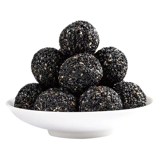 Black Sesame Balls Nine Steams Nine Dries Black Sesame Balls Independent Packaging Sesame Balls Five Treasures Sesame Balls Health Preservation Balls Wholesale