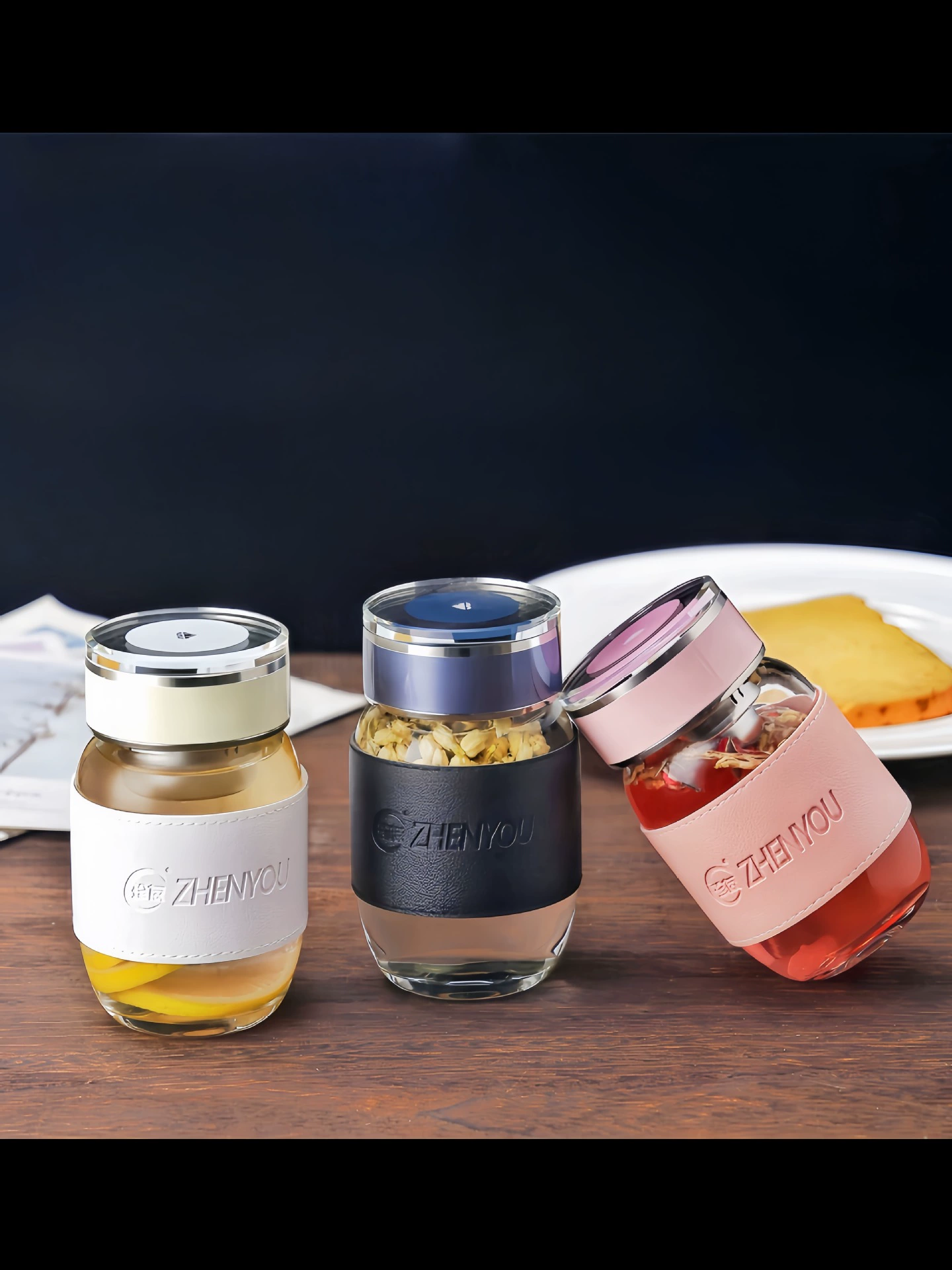 2025 новый мужской большой емкости утолщенный женский портативный термостойкий и взрывозащищенный стеклянный термос для воды на открытом воздухе