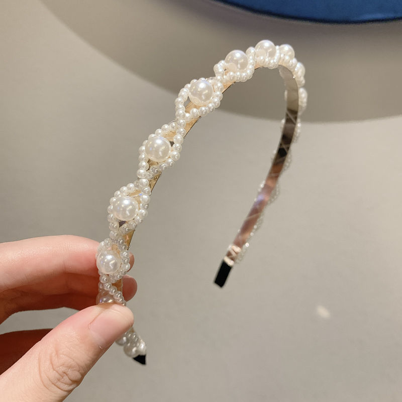 珍珠发箍2025新款洗脸发箍女发卡防滑压发头箍头饰高级感洋气时尚|undefined