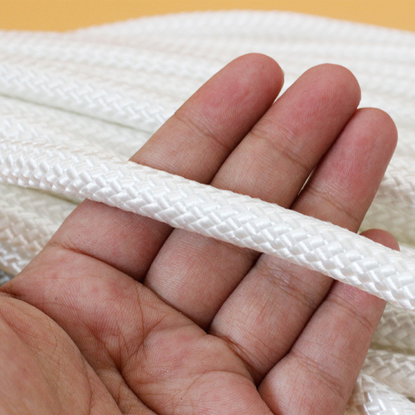 nylon white woven travel tent on lanyard